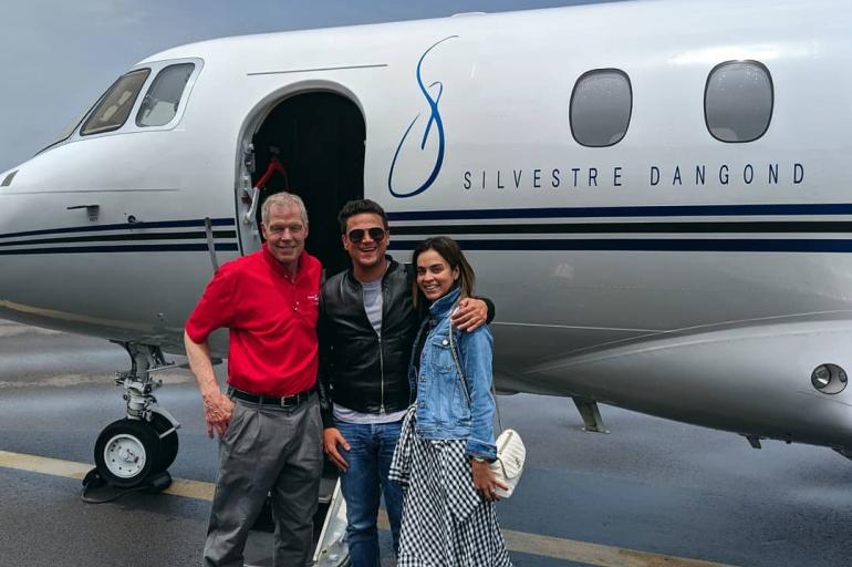 Silvestre Dangond presentó en sociedad su nuevo avión privado