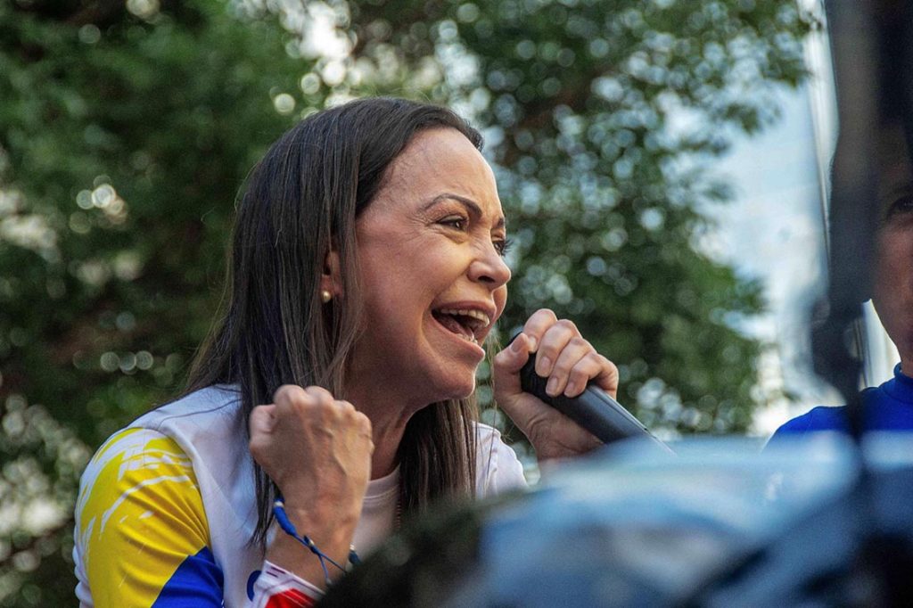 La líder opositora venezolana, Maria Corina Machado - Europa Press/Contacto/Jimmy Villalta